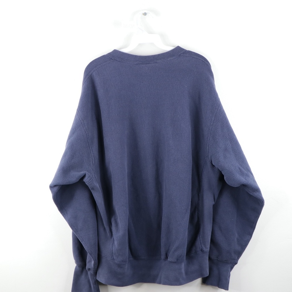 Vintage 90s University of Michigan Sweatshirt Blue - Picture 7 of 9